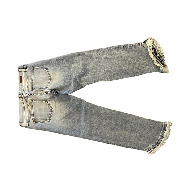 Principal Denim Innovations cropped blue jeans size 27 raw hem - Picture 5 of 5